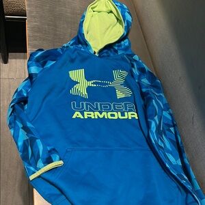 Under Armour Blue and Green Hoodie